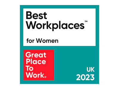 Best Workplaces for Women 2023 UK logo