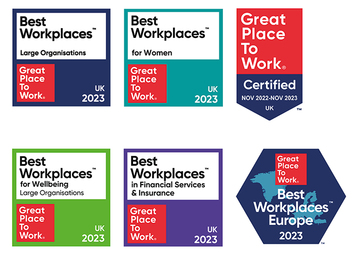Great Place To Work award logos