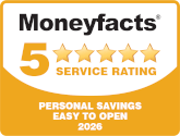 Moneyfacts 5 star service rating 2026