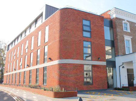 Exterior of Chesnut Road student accommodation