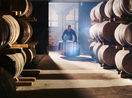 Casks at Lakes Distillery