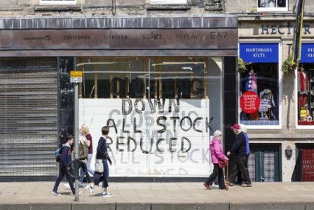 Shop closed down