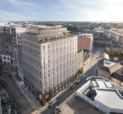 Greyfriars House arial view