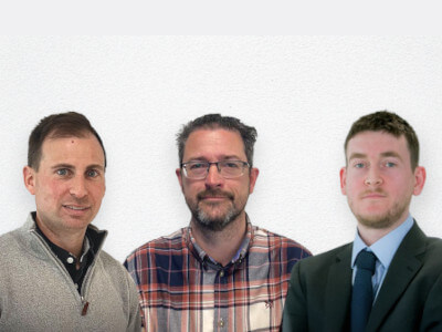 Ben Hodis, David Burke and John Griffin