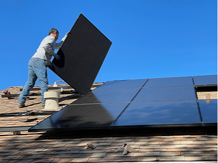 Installing solar panels