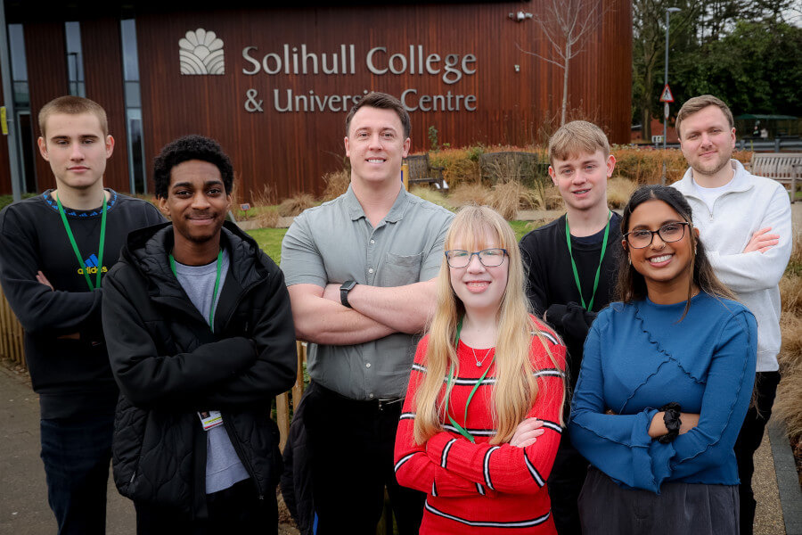 Students from Solihull College