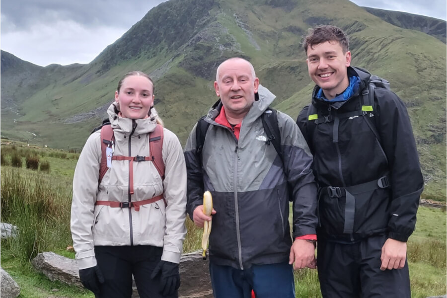Welsh Three Peaks Challenge team